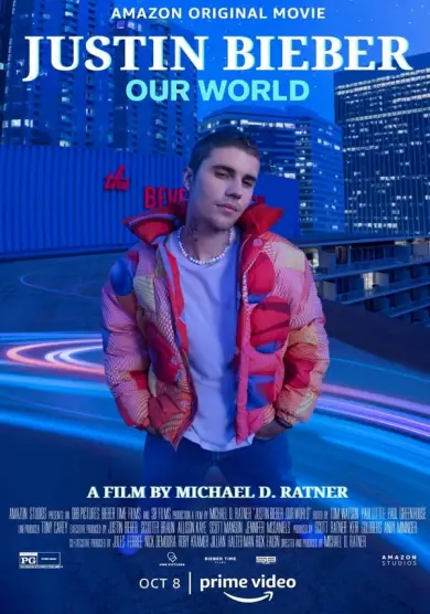 فيلم جاستن بيبر: عالمنا Justin Bieber: Our World 2021 مترجم